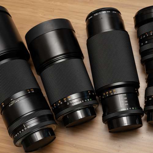 CONTAX 幾支鏡頭 300MM 180MM 80-200MM 28-70MM 35MM Nikon Canon Sony