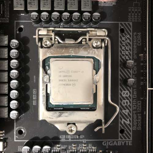 i9 10850k gigabyte Z490 aorus Pro Ax