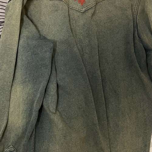 RRL double RL floral embroidered denim 牛仔外套 polo Ralph Lauren