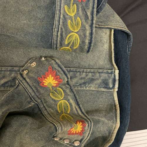 RRL double RL floral embroidered denim 牛仔外套 polo Ralph Lauren