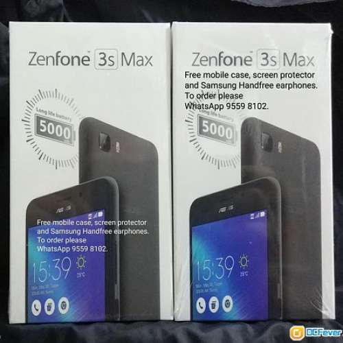 華碩ASUS ZENFONE 3s Max, 3+32G ROM Gold/Black Global Version, 5000 mAh
