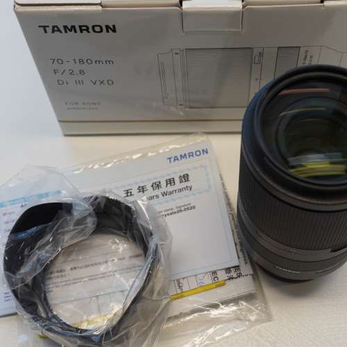 FS: TAMRON 70-180 F/2.8 Di III VXD For Sony