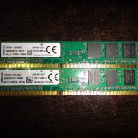 kingston 4G x2 共8GB Desktop Ram DDR3 1600
