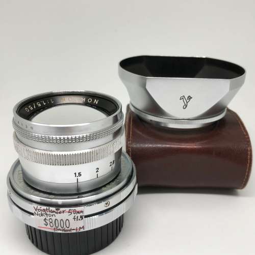98% New Voigtlander Nokton 50mm F1.5手動鏡頭, 深水埗門市可購買