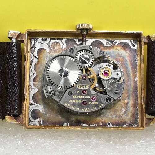 Gruen 機械上鏈腕錶.