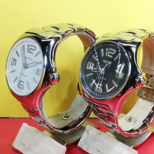 Epos 機械自動,日曆,鋼腕錶.