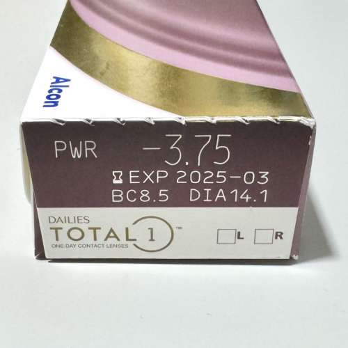Alcon Dailies Total1 每日即棄隱形眼鏡 Contact Lenses