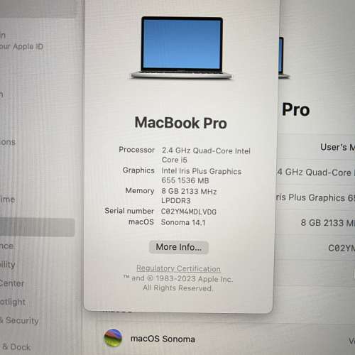 2019 MacBook Pro 13” (with Touch Bar)