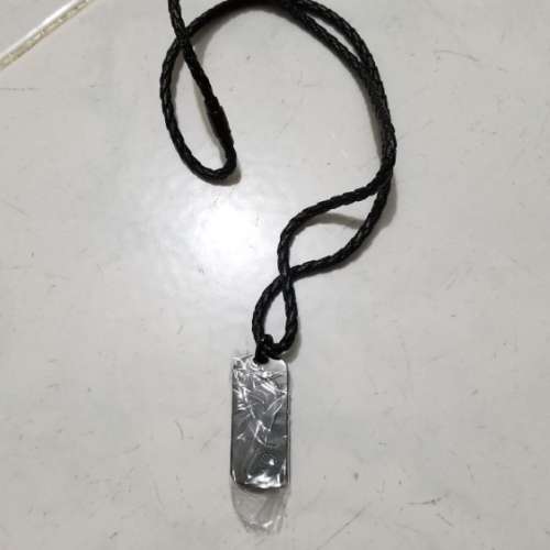 agn&egrave;s b sport men leather necklace 男裝 男士 織皮 頸鍊