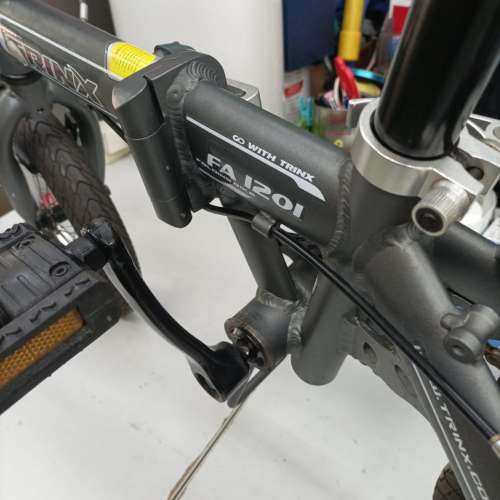 TRINX 12吋中童摺疊單車,伸縮腳踏,快拆座通,鋁架輕身,紮實好踩,單速,正常運作免維修...