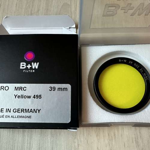 B+W F-PRO MRC 39mm Yellow