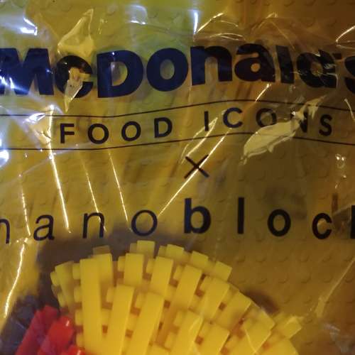 麥當勞 McDonald's 經典 食品 Food Icons x Nanoblock