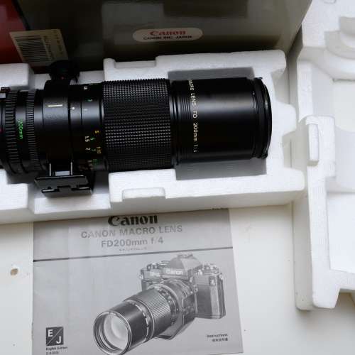 收藏品 Canon new FD Macro鏡 200mm f4 + 100mm f4 sony nikon fujifilm