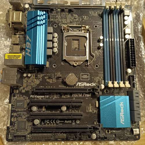 asrock h97m pro4 atx motherboatd 4th gen