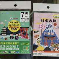 日本5G高速數據咭