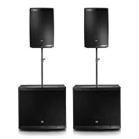 jbl EON 612 & EON 618S & K&M  speaker stand