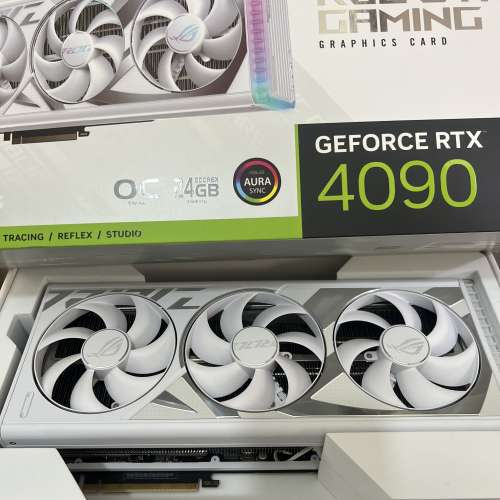 ASUS ROG Strix RTX4090OC 24GB White 行貨 有盒 99%New 「保用至2026年1月」