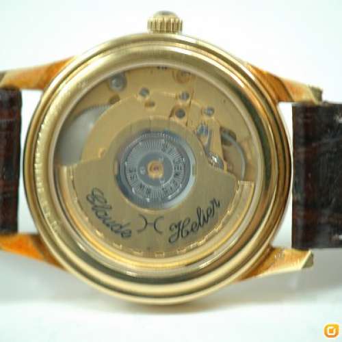 Claude Helier 18K solid-gold automatic
