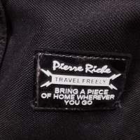 Pierre riche 黑色有輪旅行袋