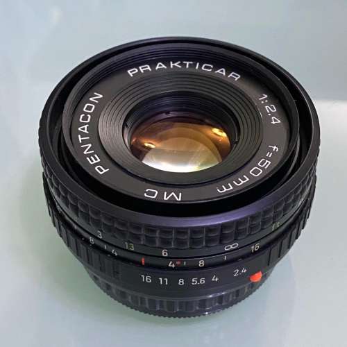 95%新/ 東德 PENTACON 鏡頭/ Prakticar MC 50mm f/2.4 餅鏡