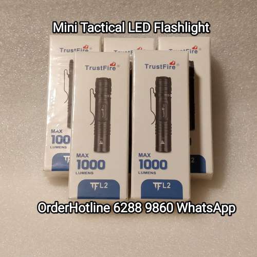 TrustFire L2 強光微電筒一千流明 Flashlight 🔦 Torch. 兼容AA電池或14500可充電鋰...