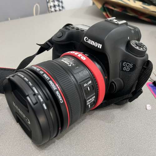 Canon 6D Kit Set 24-70 F4L, Tamron SP 70-300mm f/4-5.6 Di VC USD(A005)