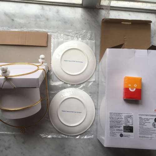 $500 100% 全新 未開封 正版 美少女戰士 SailorMoon 雙層陶瓷碟點心/蛋糕/曲奇架套...