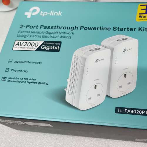 (有保養Powerline 電力貓) tp-link AV2000Mbps Homeplug AV/AV2 相容