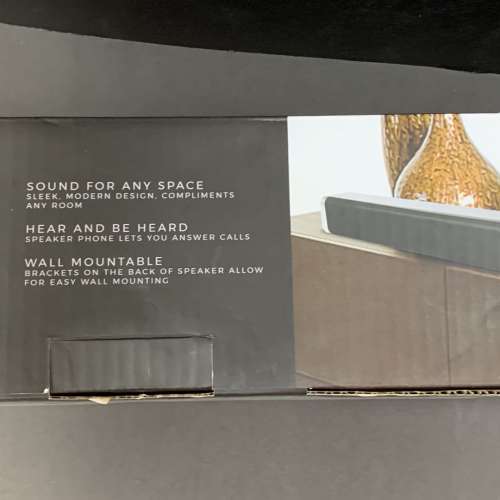 全新美國 Vivitar 24-Inch Wall Mountable Wireless Bluetooth Soundbar 有盒