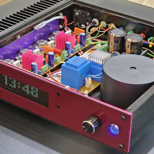 DIY (80W+80W) 合併式擴音機