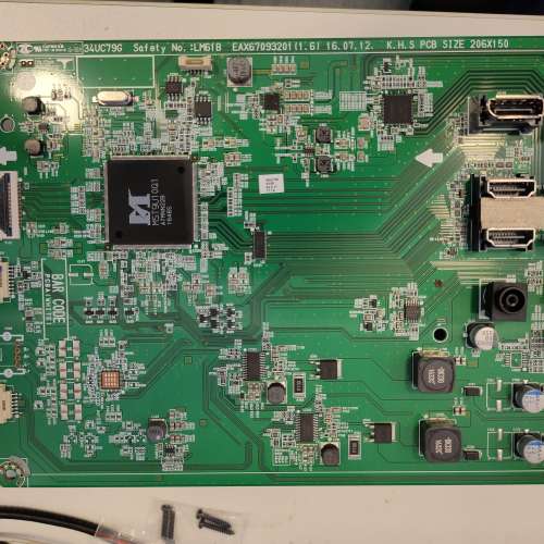 LG 34UC79G 邏輯+驅動板 EAX67093201