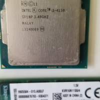 intel i3-4130 一粒連同2條 Kingston DDR3 1600 4Gb