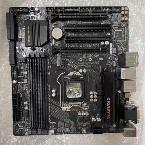 二手 GIGABYTE Z270M-D3H Z270 DDR3 LGA1151 MATX MB