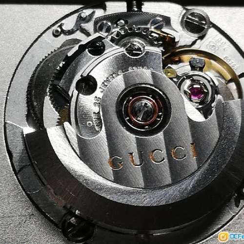 GUCCI 機械自動日曆鋼錶