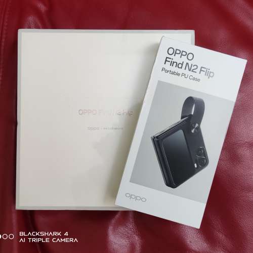 全新 港行 OPPO Find N2 Flip 8+256 黑色 + 機套