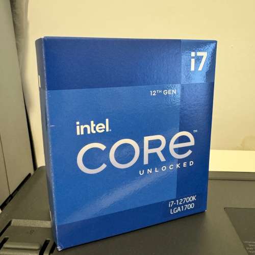 Intel i7-12700K 聯強 有盒