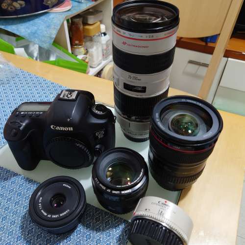 Canon 5D3+24-105+40/2.8+50/1.4+70-200/2.8+1.4X