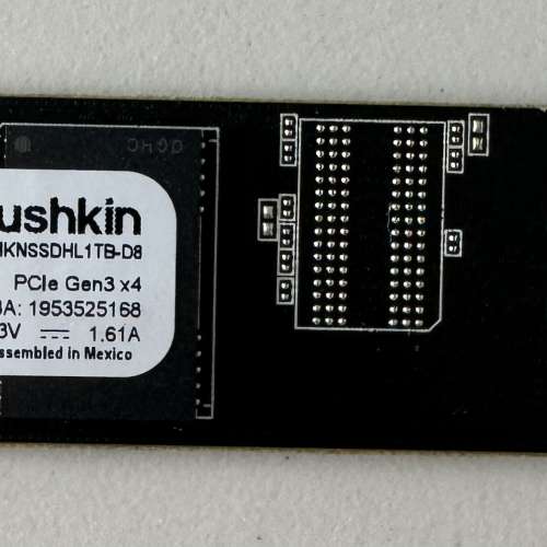 Mushkin 1TB M.2 SSD (PCIe Gen 3 x4)