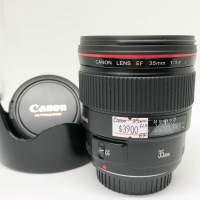 99% New Canon EF 35mm F1.4L 自動對焦鏡頭, 深水埗門市可購買