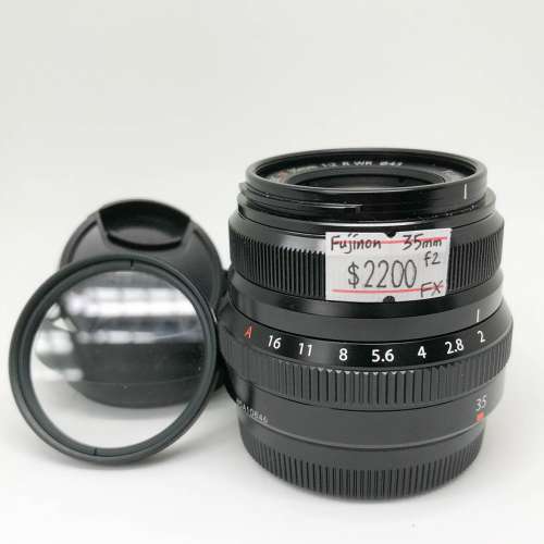 99% New Fujifilm 35mm F2 WR自動對焦鏡頭, 深水埗門市可購買