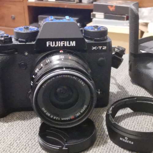 fujifilm xt2 body + 16mm f2.8 + 原装直倒