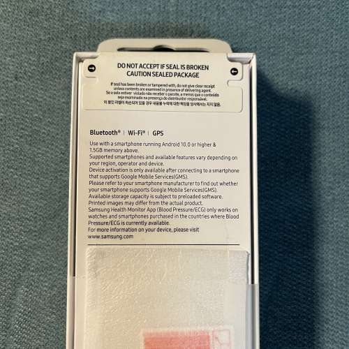 *全新行貨無開封*SAMSUNG GALAXY WATCH 6 CLASSIC BT 47MM SILVER