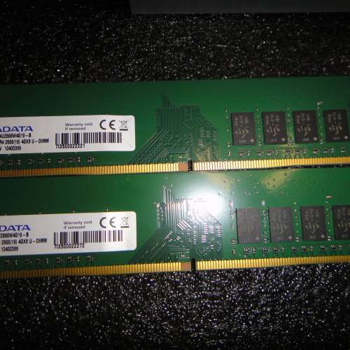 A-Data DDR4 2666 4Gx2 共8GB Ram 桌上型