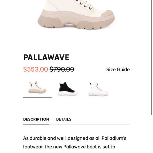 Palladium -PALLAWAV-女士潮流休閒靴