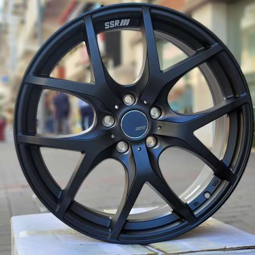 全新貨正廠SSR GTV03 19吋啞黑色 船壓式輪圈一套