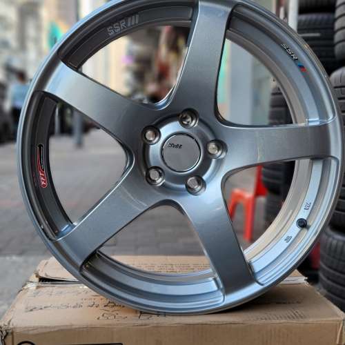 全新貨 正廠SSR GTV01 19寸閃粉銀色 船壓式輪圈 一套價格