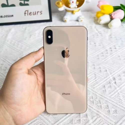 Apple iPhone XS Max 256G，6.7寸mon，電池效能100 %，已貼全新玻璃鋼化貼及保護套！