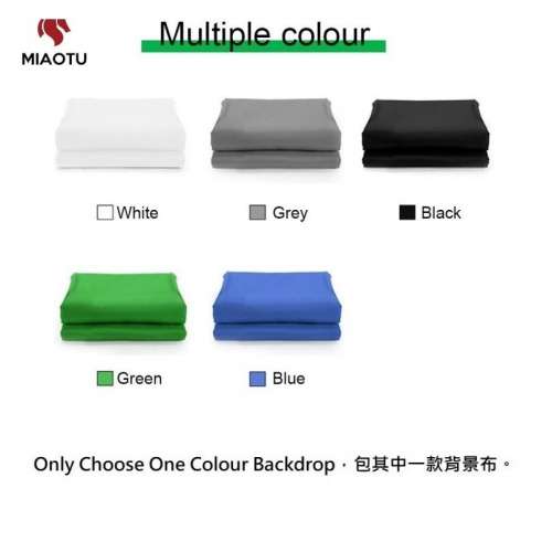 3.8M Series Chromakey Green / White / Grey / Black / Blue Screen Background