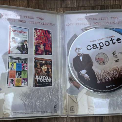 原裝香港正版 三區 DVD電影 冷血字傳 Capote movie *中文字幕