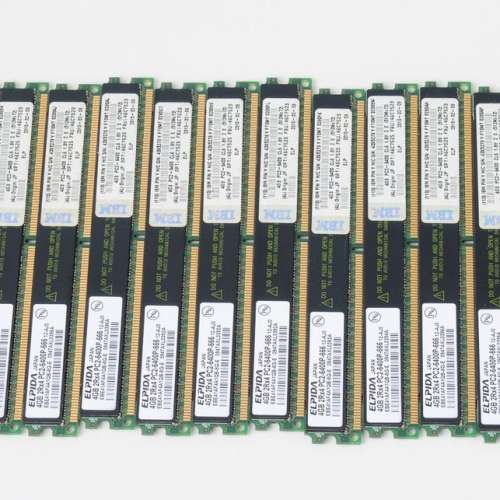 IBM Server DDR2 ECC 4Ram x12條